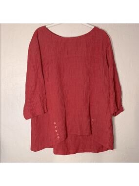 Soft Surroundings Oceo Gauze Tunic Blouse size 3x